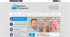 Desktop Screenshot of highpointchiropractor.net